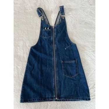 Forever 21 denim overall eye dress