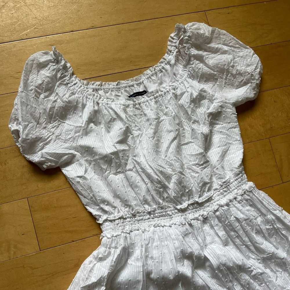 Tommy Hilfiger White Textured Boho Dress Size 12 - image 5