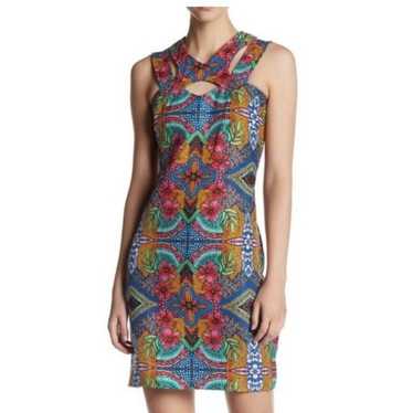 Taylor Sleeveless Double Strap Printed Textured Sh