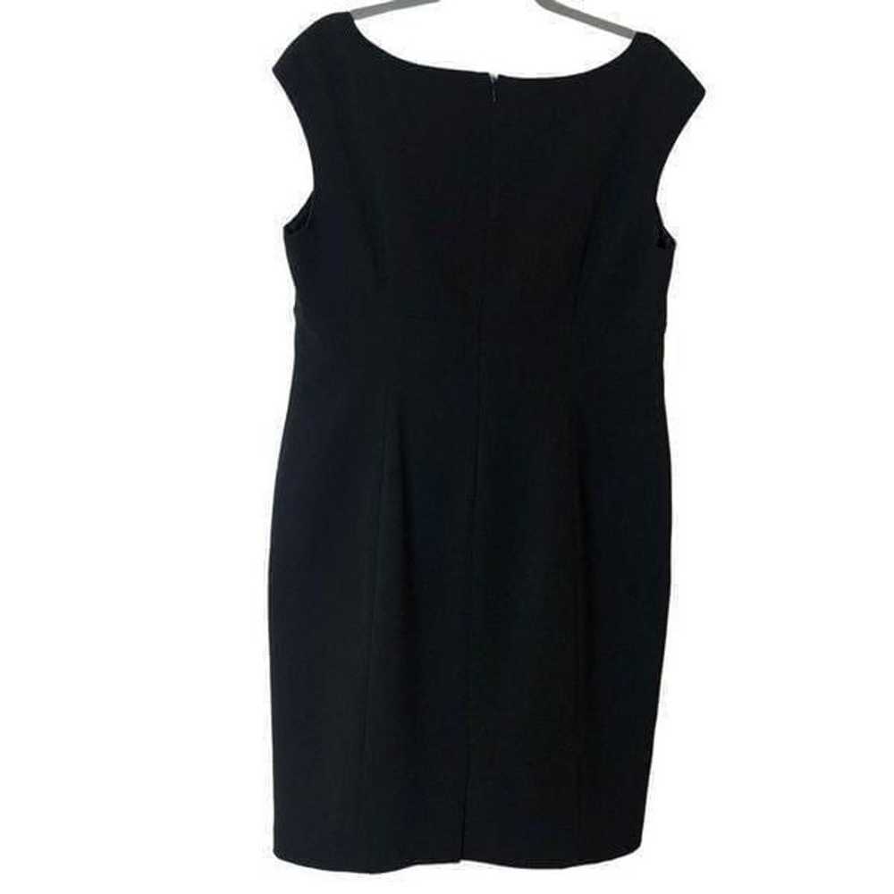 Calvin Klein Black Empire Waist Sheath Dress - image 2