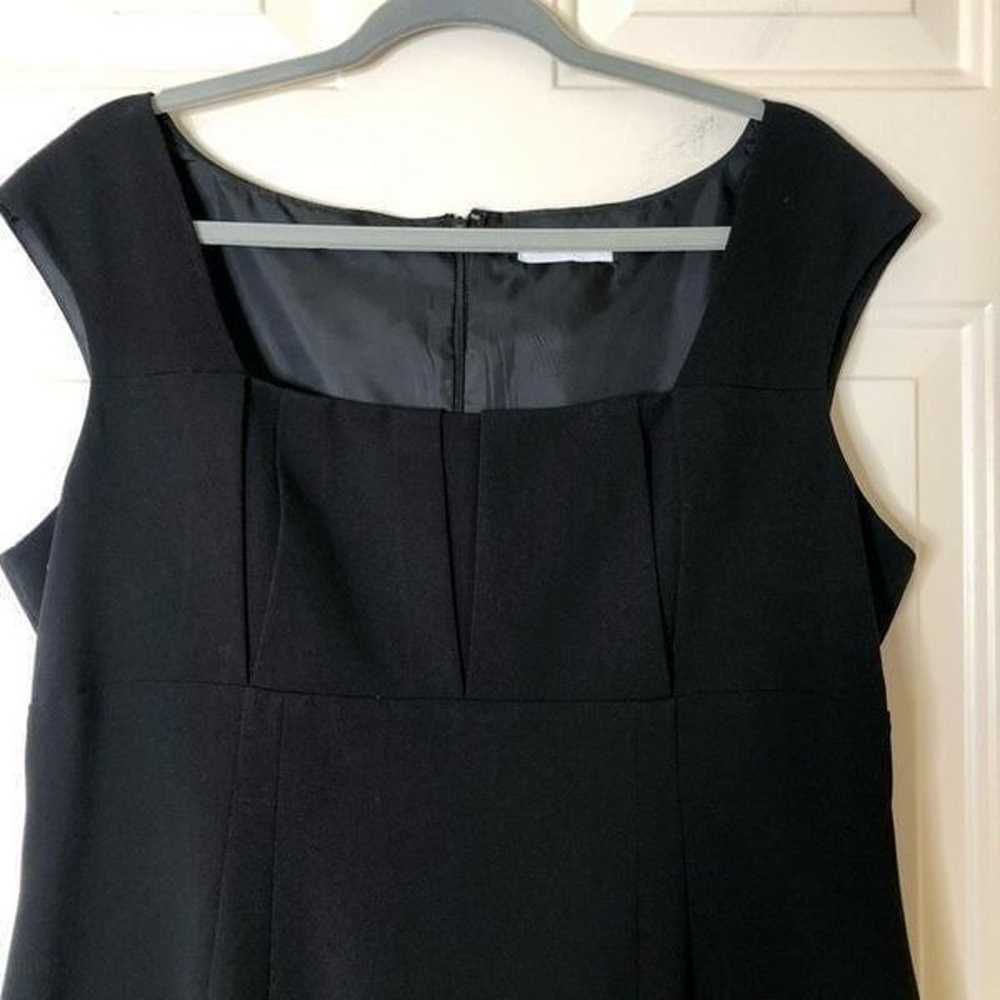 Calvin Klein Black Empire Waist Sheath Dress - image 3