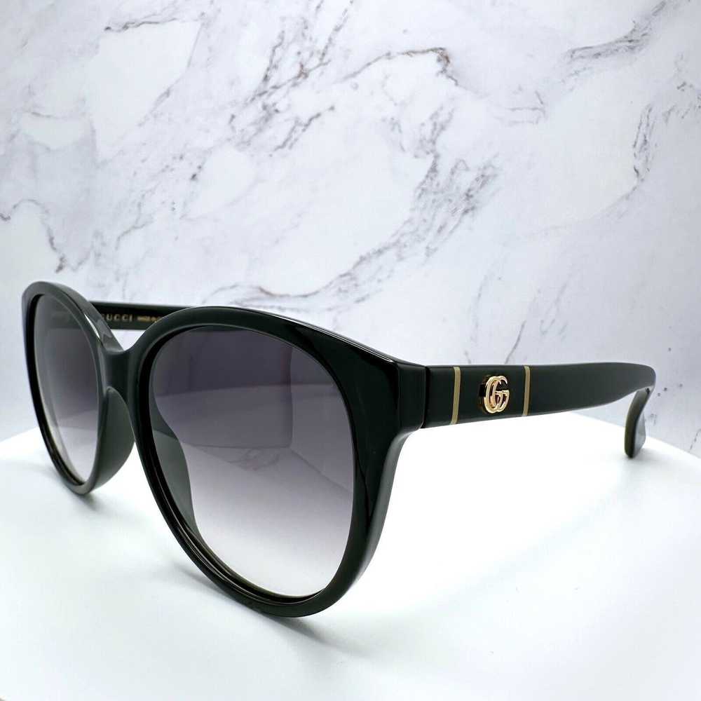 Gucci New Gucci Sunglasses Black Acetate Round - image 5