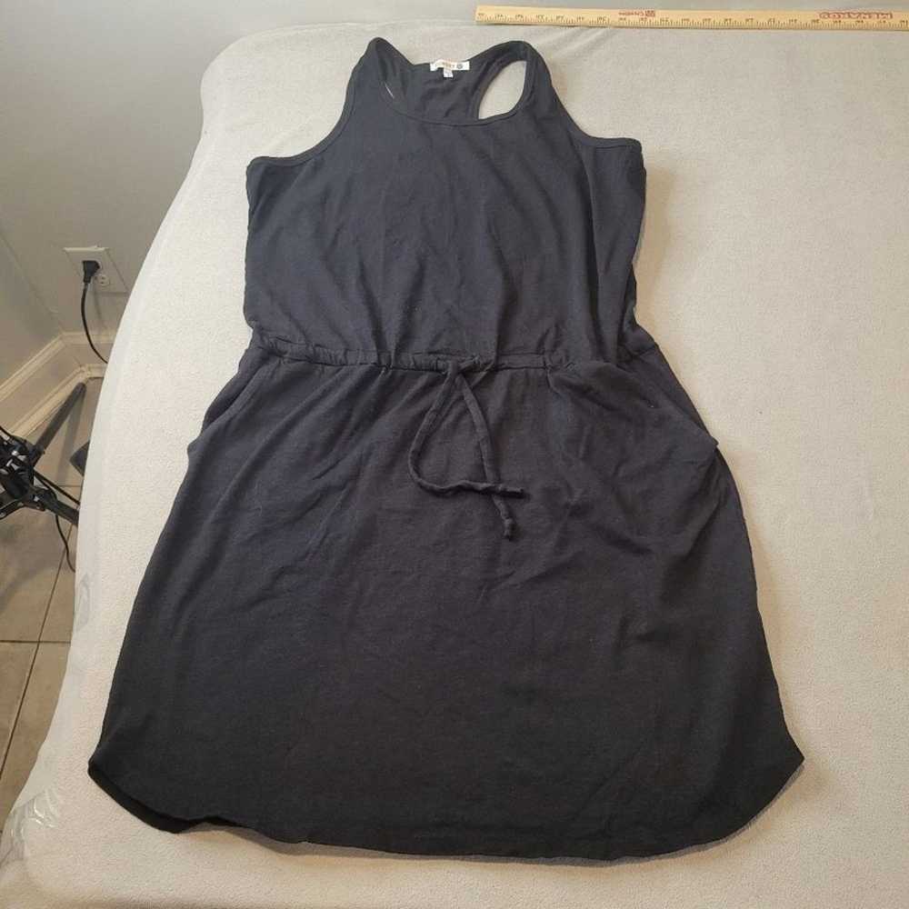 Sundry Racerback Tank Dress in Black Size Large - image 2