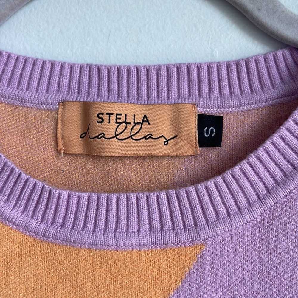 Stella Dallas Feeling Groovy Yin Yang pastel knit… - image 4