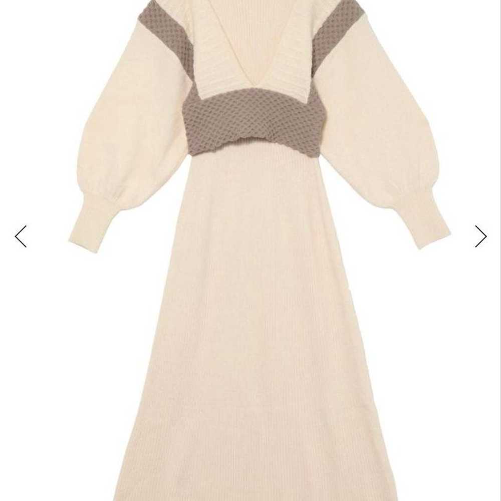 LAGUNAMOON Best Layered Knit Dress Ivory - image 1