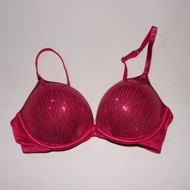 Y2K Victoria's Secret PINK Hot Pink Ultimate Push… - image 1