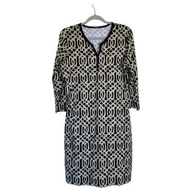 J MCLAUGHLIN Catalina Cloth Popover Dress Geometr… - image 1