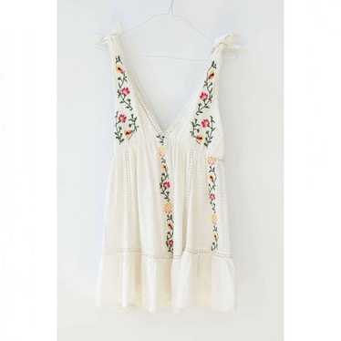 urban outfitters UO forever embroidered mini dress