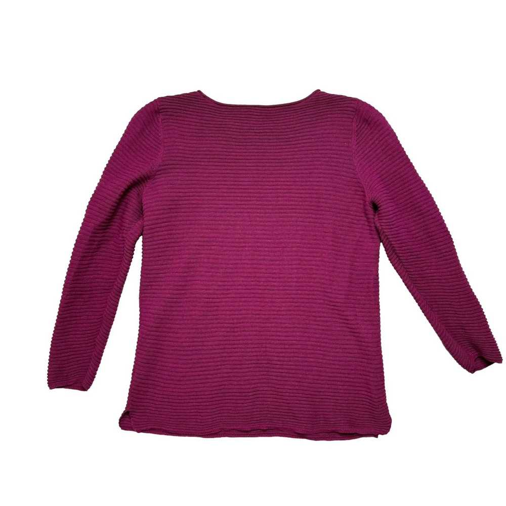 Eileen Fisher EILEEN FISHER Pink Ribbed Organic L… - image 5