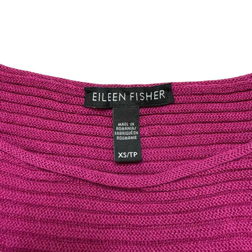 Eileen Fisher EILEEN FISHER Pink Ribbed Organic L… - image 6