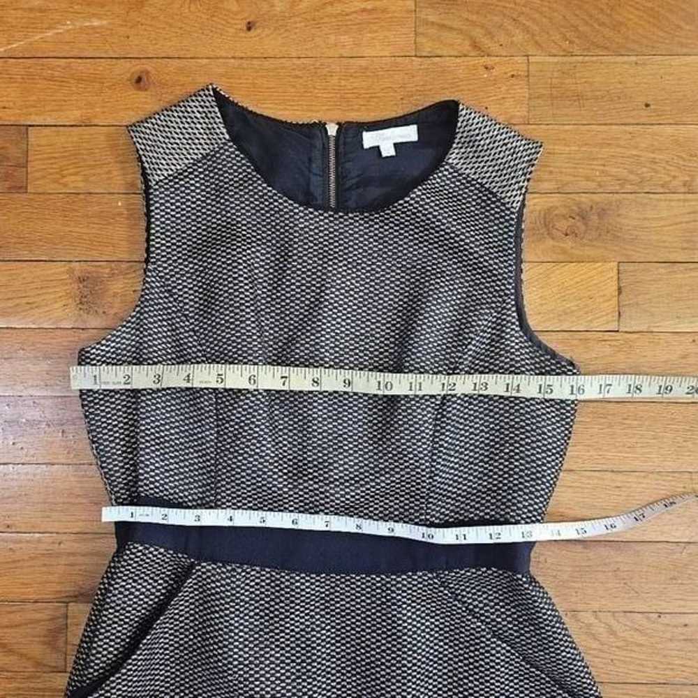 Shoshanna Sheath Dress Size 4 Black Gold Sleevele… - image 6