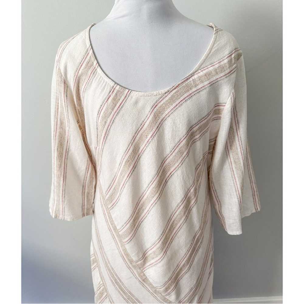 Soft Surroundings Equinox Striped Linen Dress - image 3