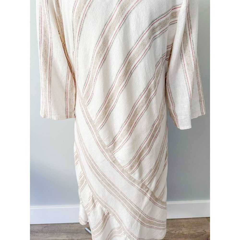 Soft Surroundings Equinox Striped Linen Dress - image 5