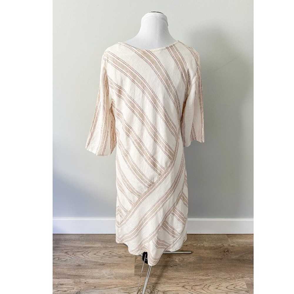 Soft Surroundings Equinox Striped Linen Dress - image 8