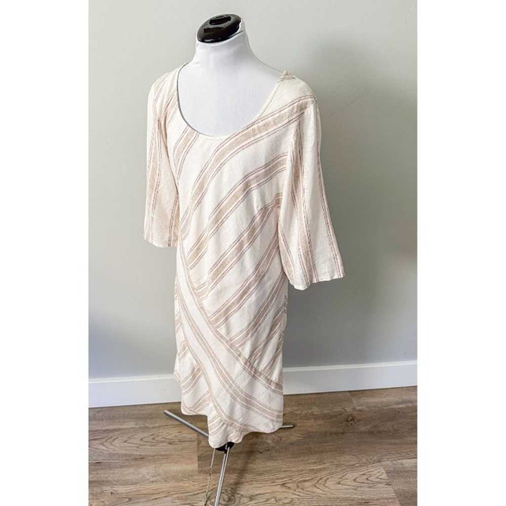 Soft Surroundings Equinox Striped Linen Dress - image 9