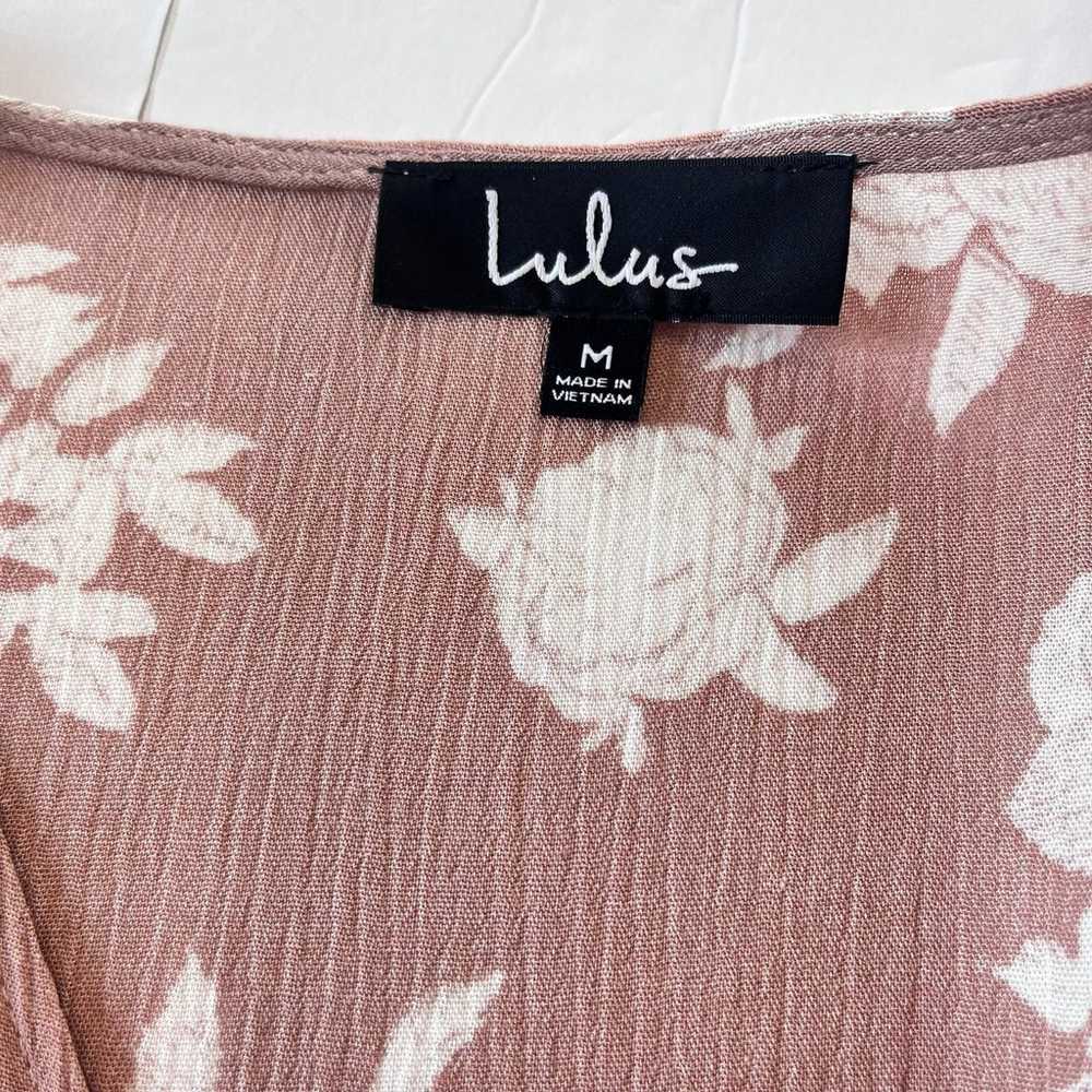 Lulus Posy for a Picture Mauve Pink Floral Print … - image 11