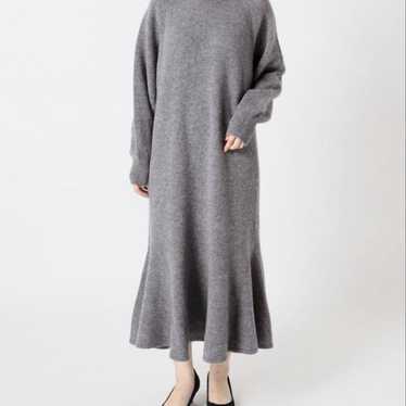 Sloane Vienna Knit Dress Long Sleeve Flared Hem