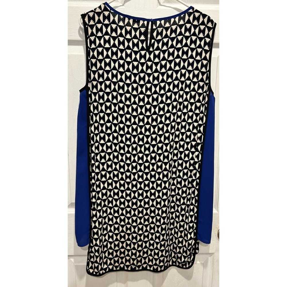 THML Womens Dress Size Large Sleeveless Black Whi… - image 7