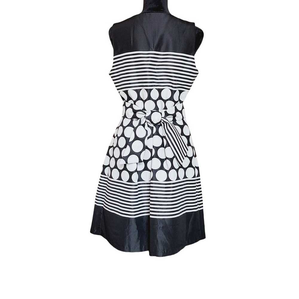 Eva Franco Kindra Dress Black & White, Size 12, P… - image 2