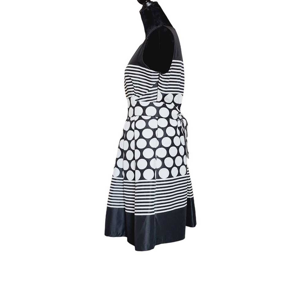 Eva Franco Kindra Dress Black & White, Size 12, P… - image 4