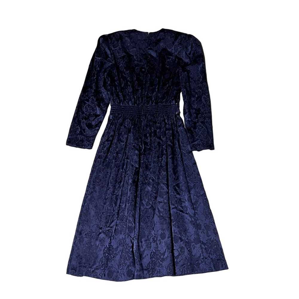 vintage 80s blue mrs darby dress - image 10