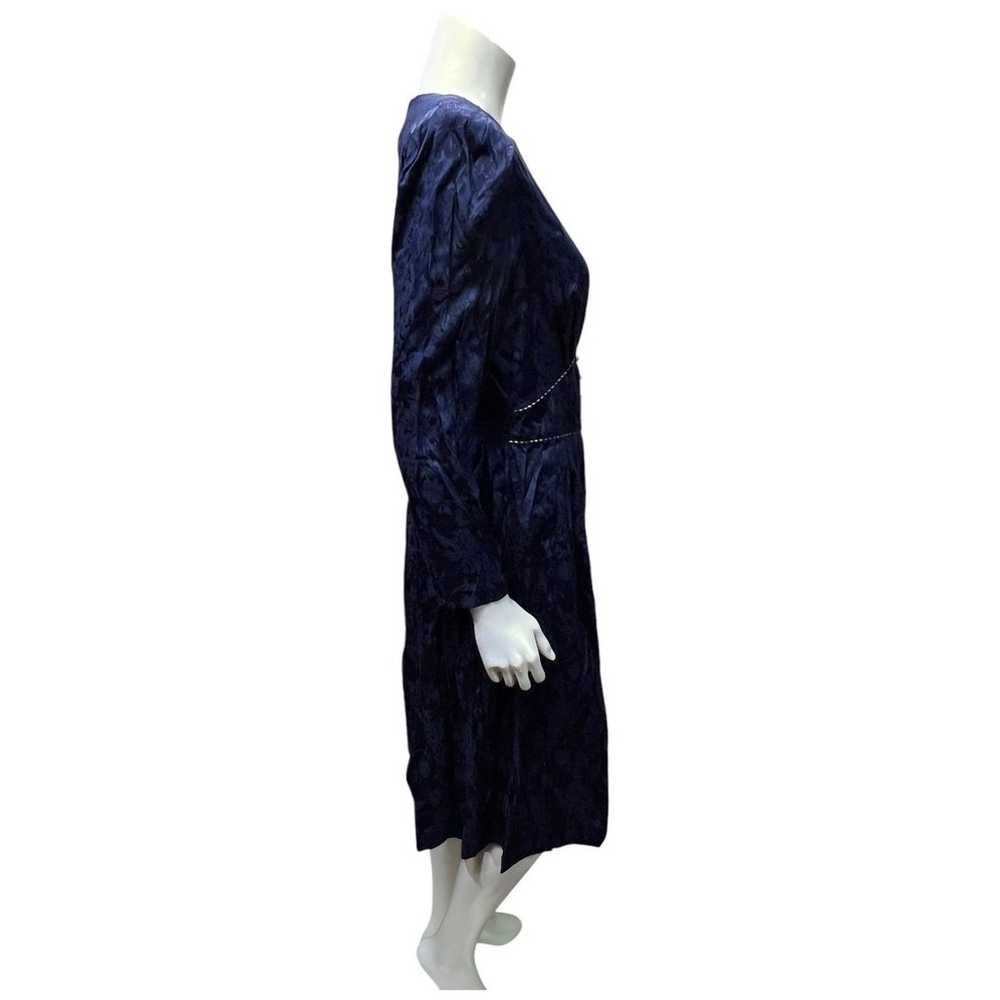 vintage 80s blue mrs darby dress - image 4