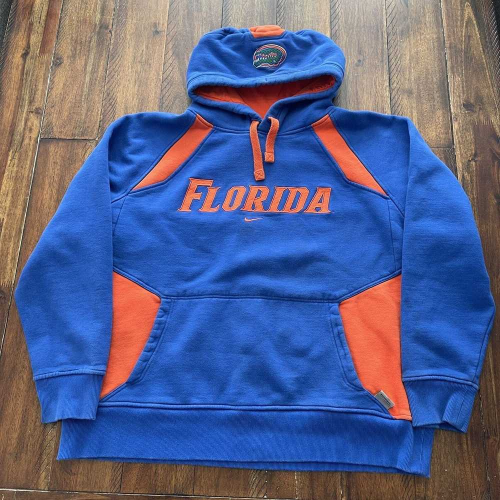 Nike Vtg Y2K Florida Gators Nike Hood L Center Sw… - image 2