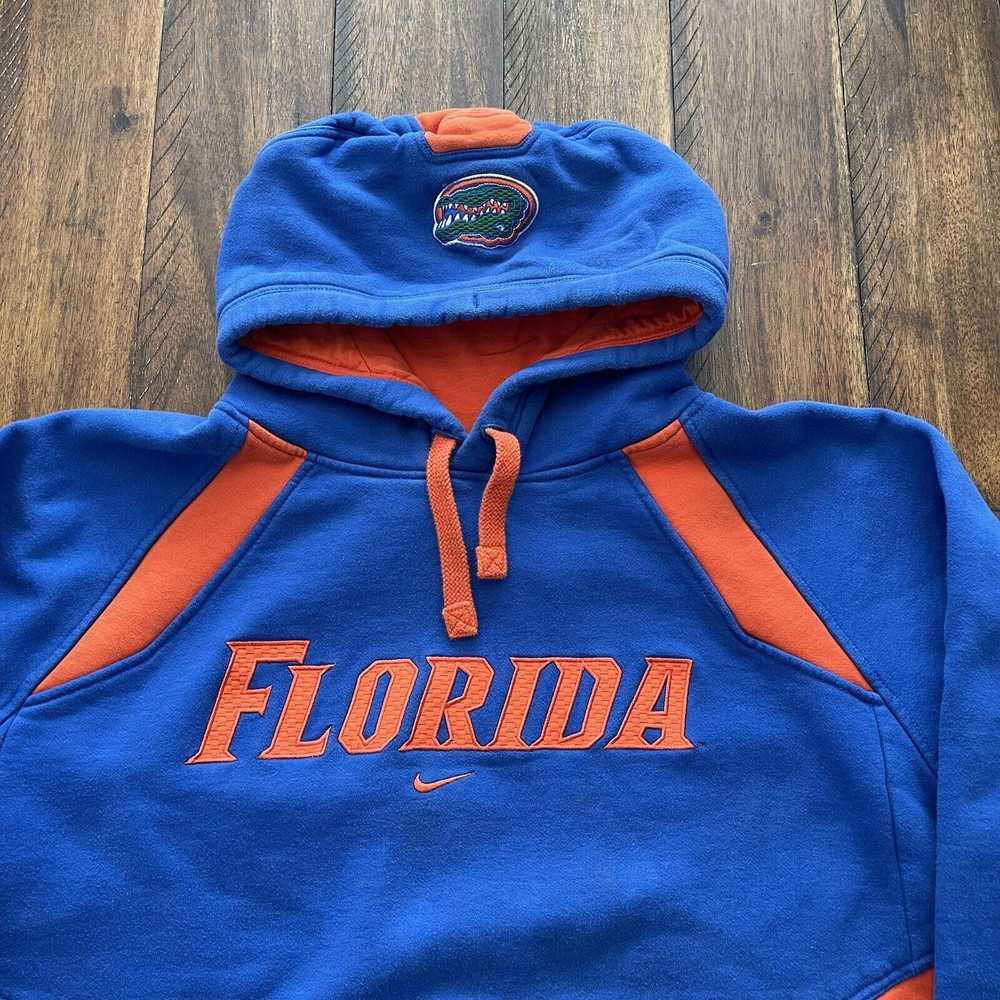 Nike Vtg Y2K Florida Gators Nike Hood L Center Sw… - image 3