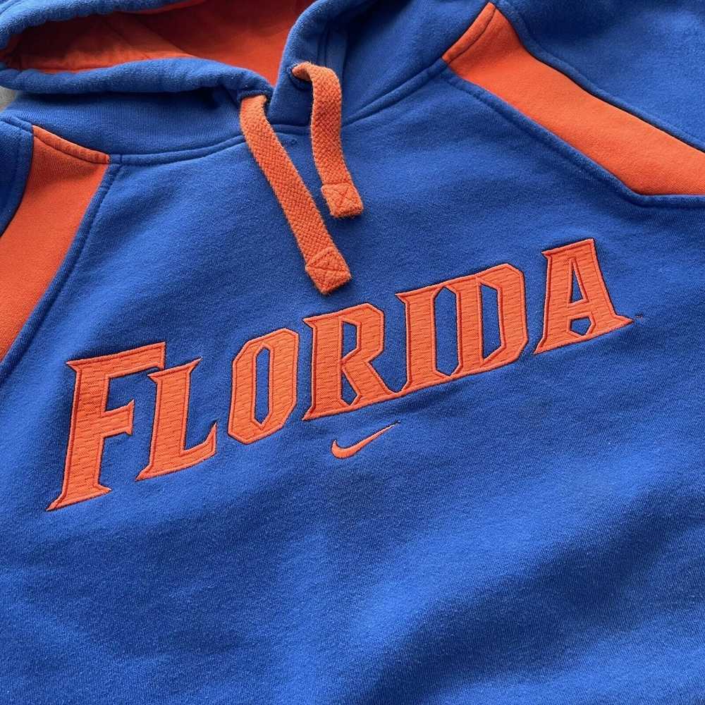 Nike Vtg Y2K Florida Gators Nike Hood L Center Sw… - image 4