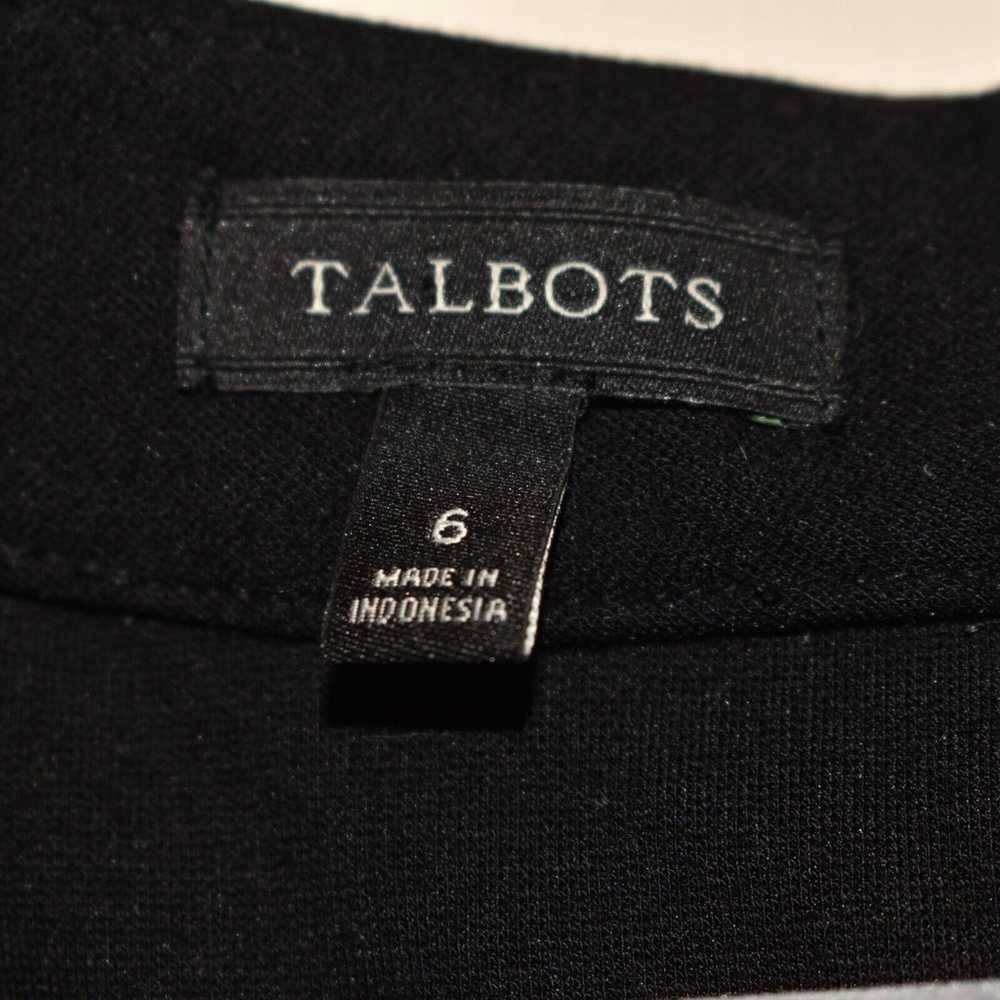 TALBOTS $98 Seamed Ponte Stretch 3/4 Sleeve Shift… - image 3