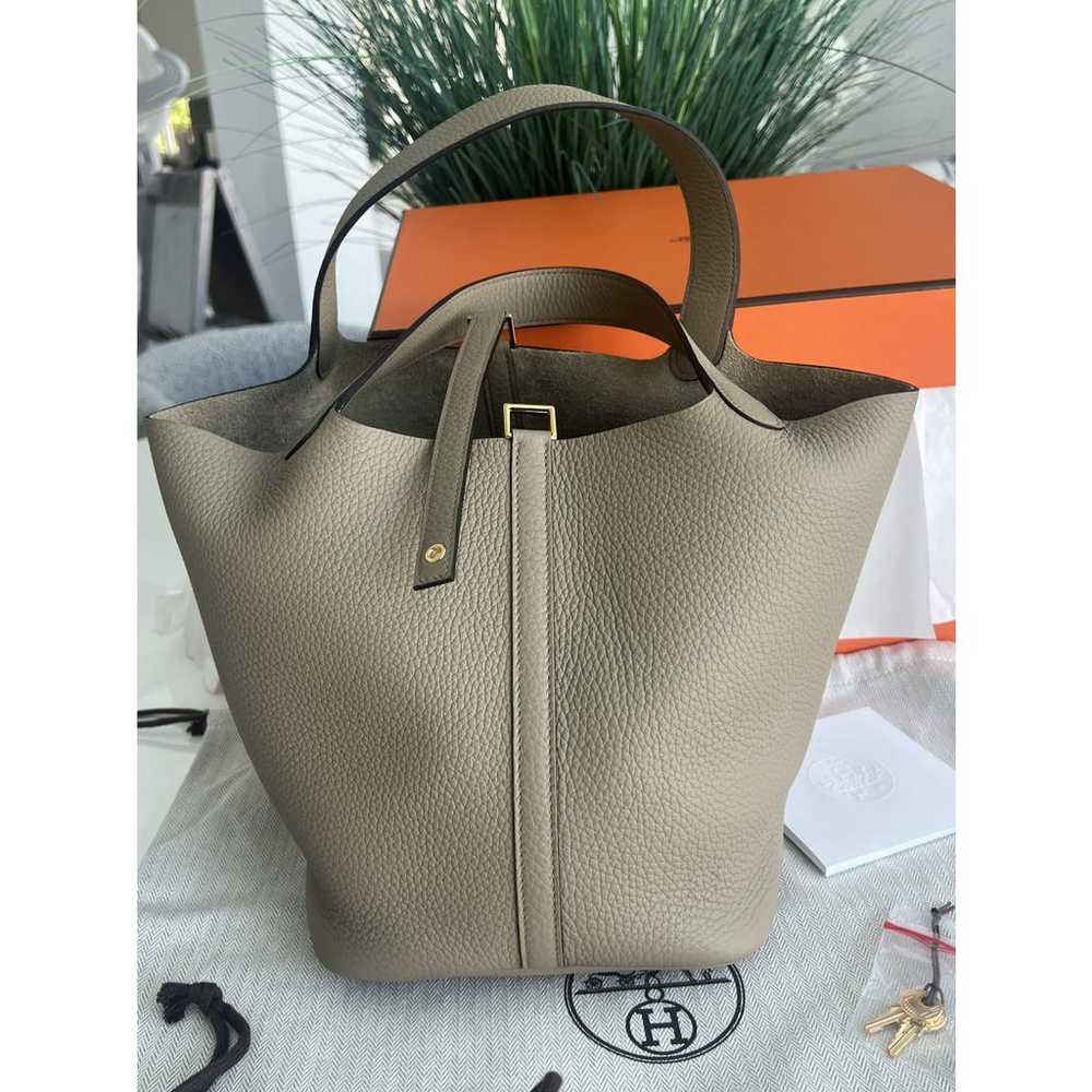 Hermès Picotin leather tote - image 8