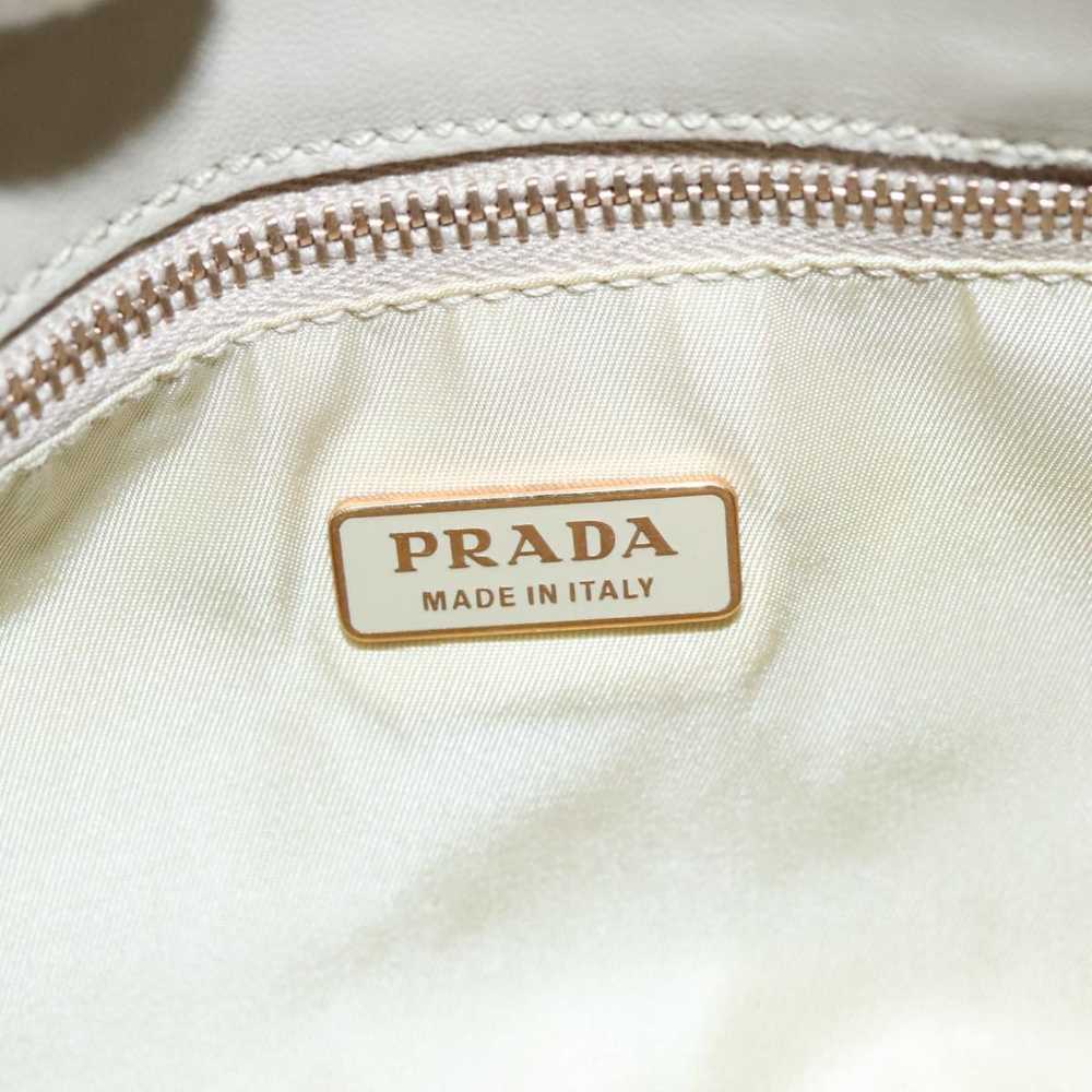 Prada Tessuto Ecru Synthetic Shoulder Bag (Pre-Ow… - image 10