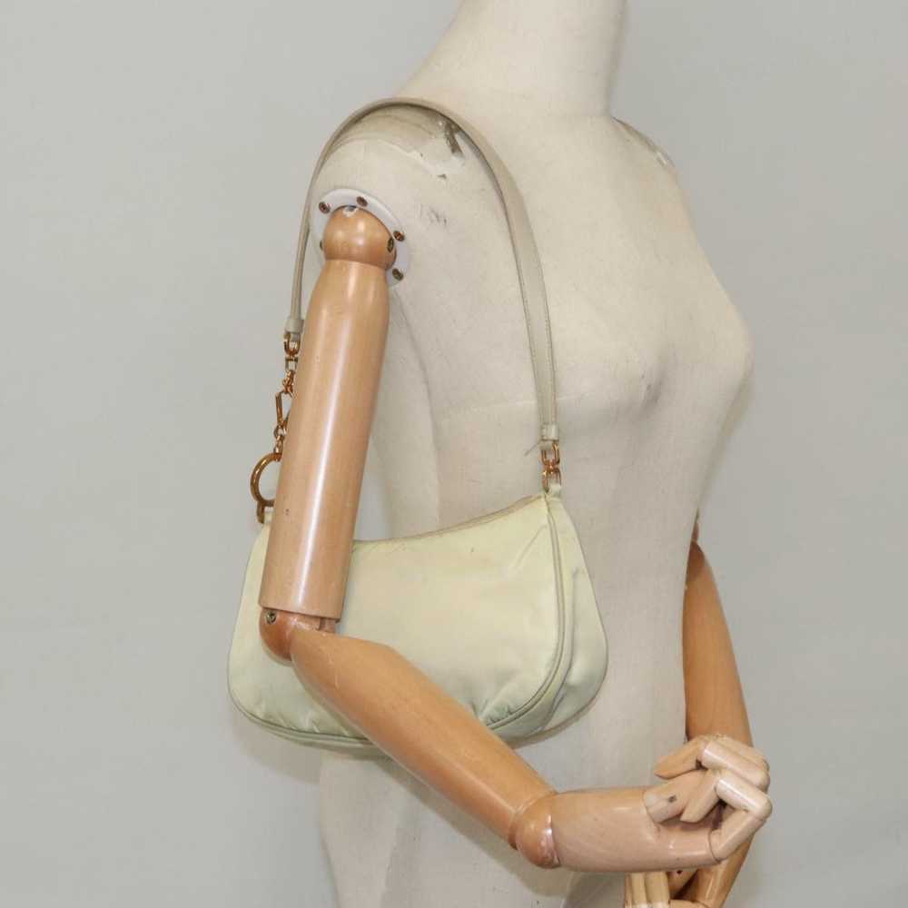 Prada Tessuto Ecru Synthetic Shoulder Bag (Pre-Ow… - image 11