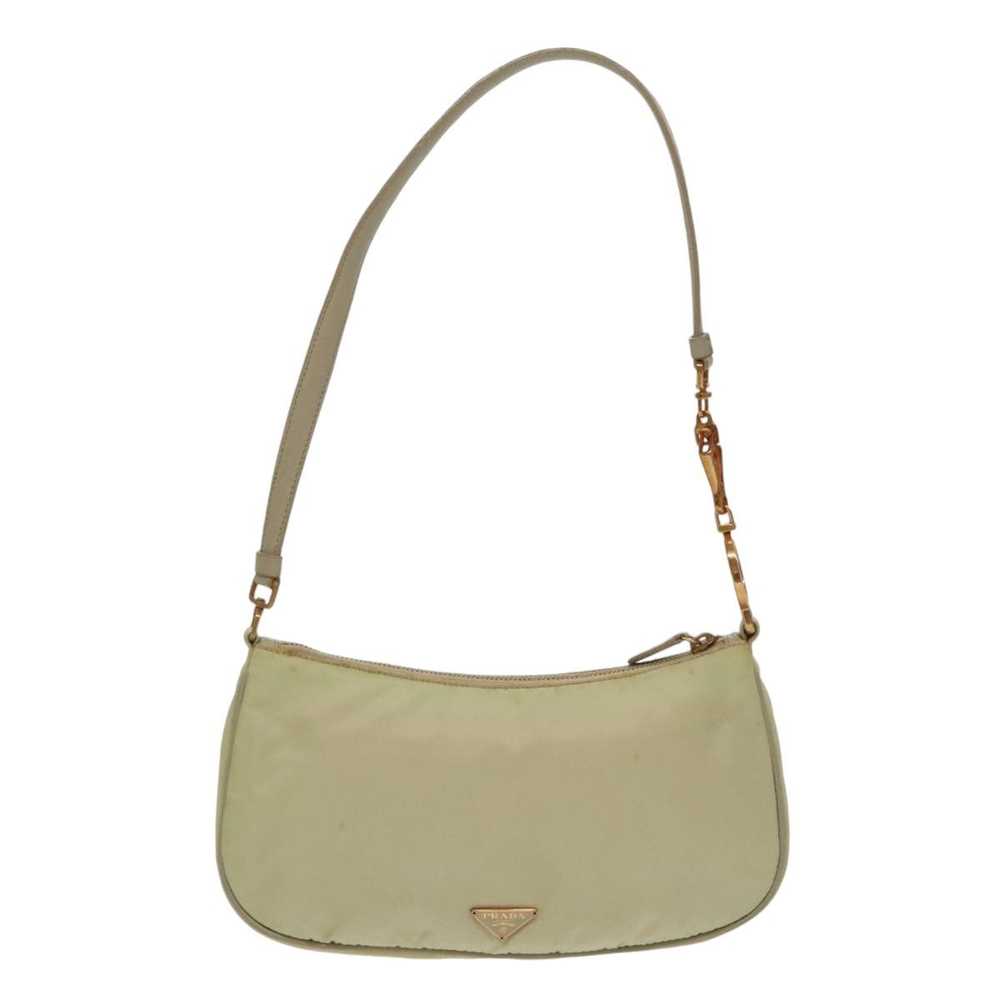 Prada Tessuto Ecru Synthetic Shoulder Bag (Pre-Ow… - image 2