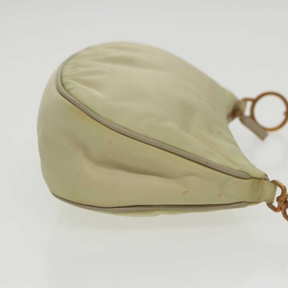 Prada Tessuto Ecru Synthetic Shoulder Bag (Pre-Ow… - image 3