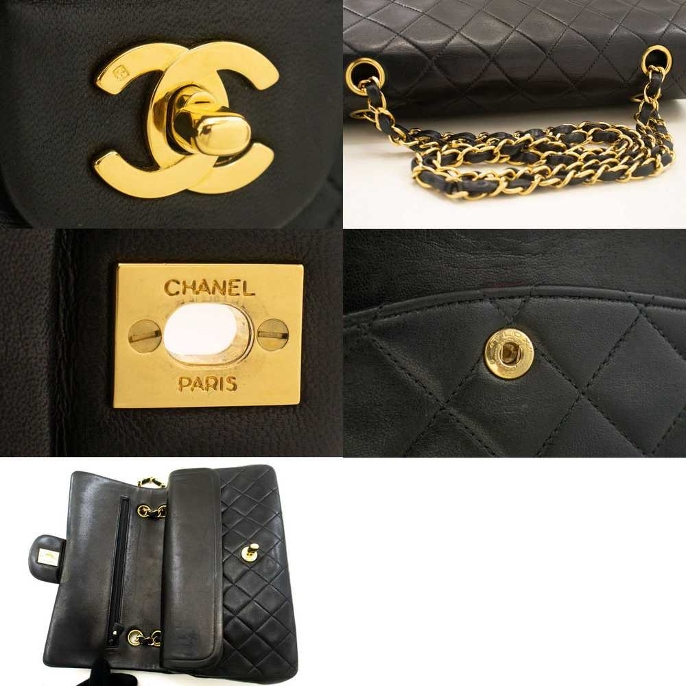 Chanel Black Leather Shoulder Bag (Pre-Owned) - image 6