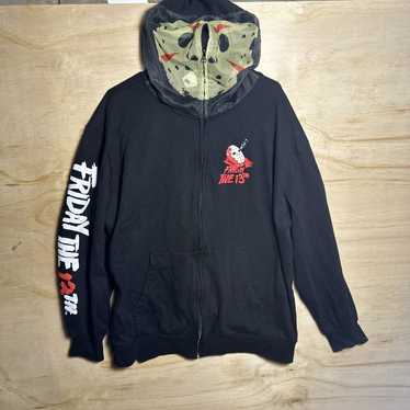 Newline Jason Voorhees Mask Cosplay Hoodie 2XL Fr… - image 1