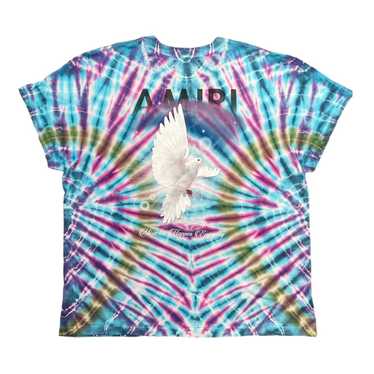 Amiri Amiri Tie Dye Rainbow Dove Short Sleeve Tee… - image 1