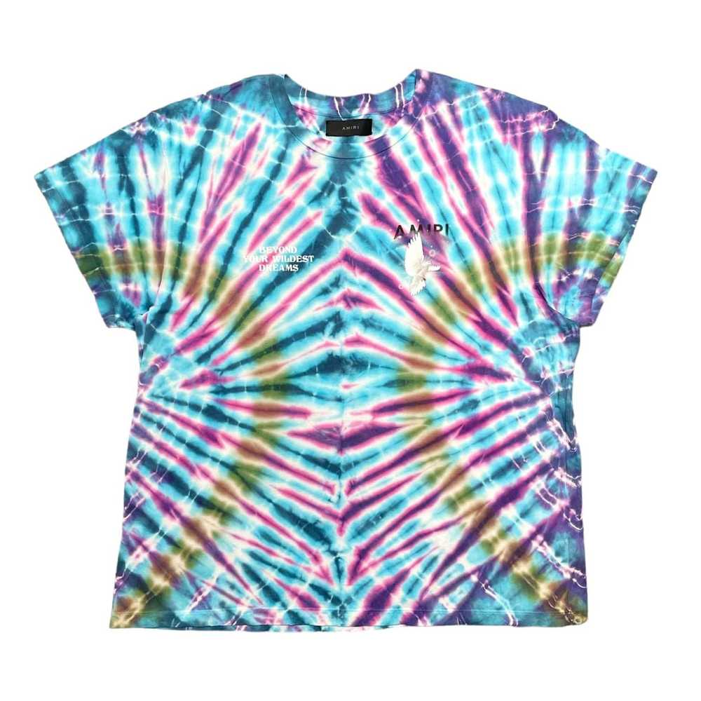 Amiri Amiri Tie Dye Rainbow Dove Short Sleeve Tee… - image 2