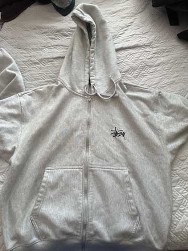 Stussy Grey Basic Stüssy Zip Hoodie