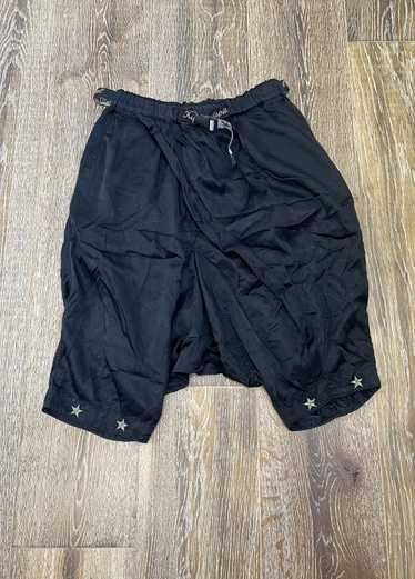 Kapital Kapital star drop crotch shorts