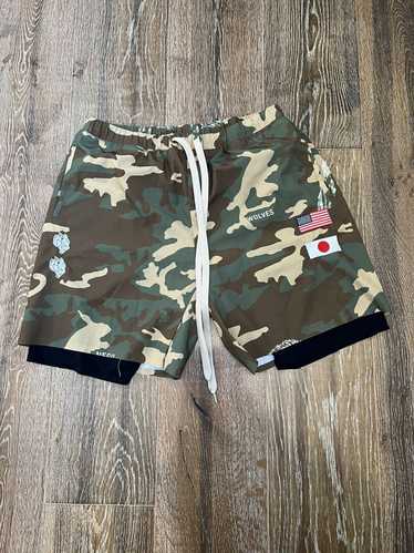 Darc Sport Darc sport wolves camo gym shorts