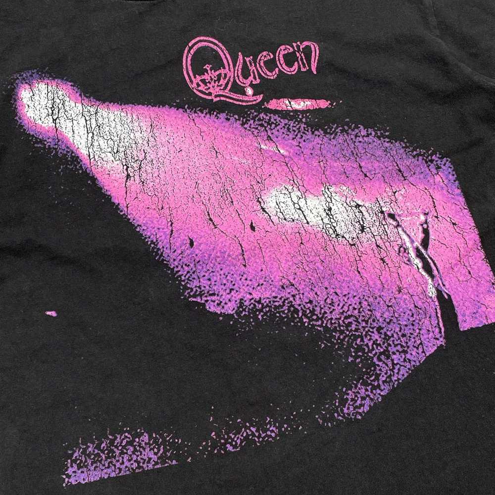 Vintage Queen Merch Short Sleeve Tee Shirt Black - image 3