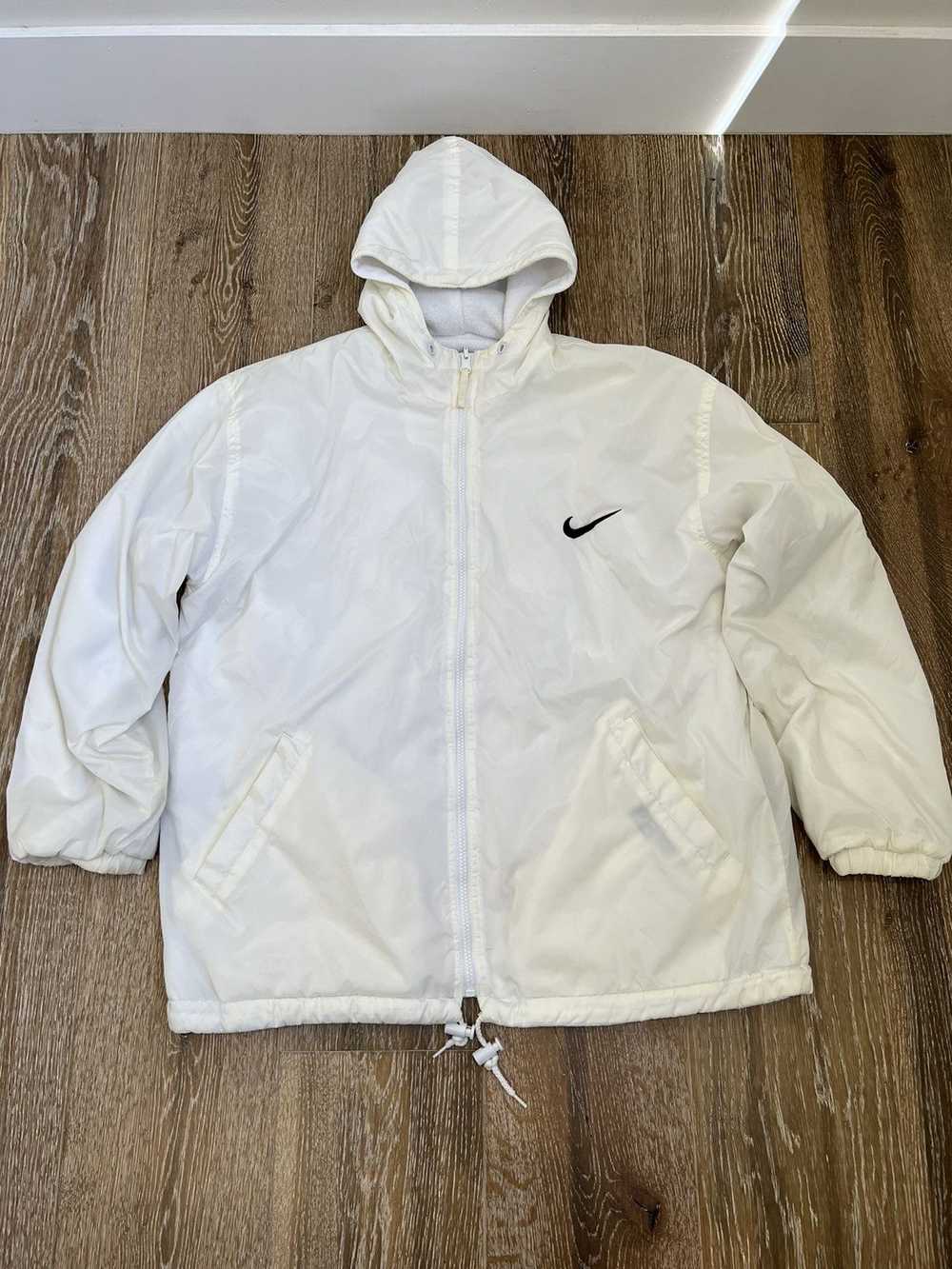 Nike × Vintage Vintage y2k nike windbreaker fleec… - image 1