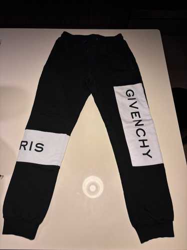 Givenchy GIVENCHY Contrasting Logo Sweatpants Blac