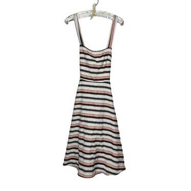 Hutch Striped Jacquard Tiffany Fit and Flare Dress