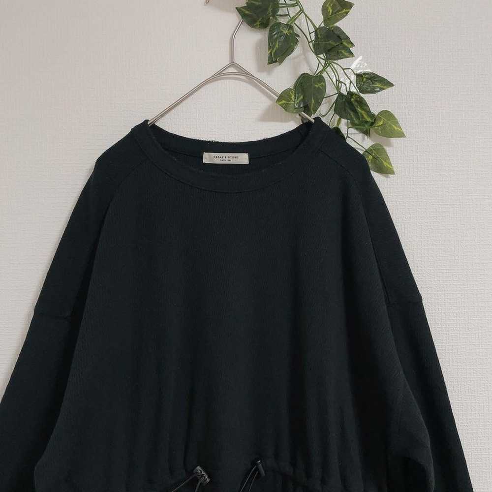 Freaks Store Long Dress Plain Black Casual Long S… - image 5