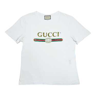 Gucci Washed Logo Short Sleeve Tee Shirt White - image 1