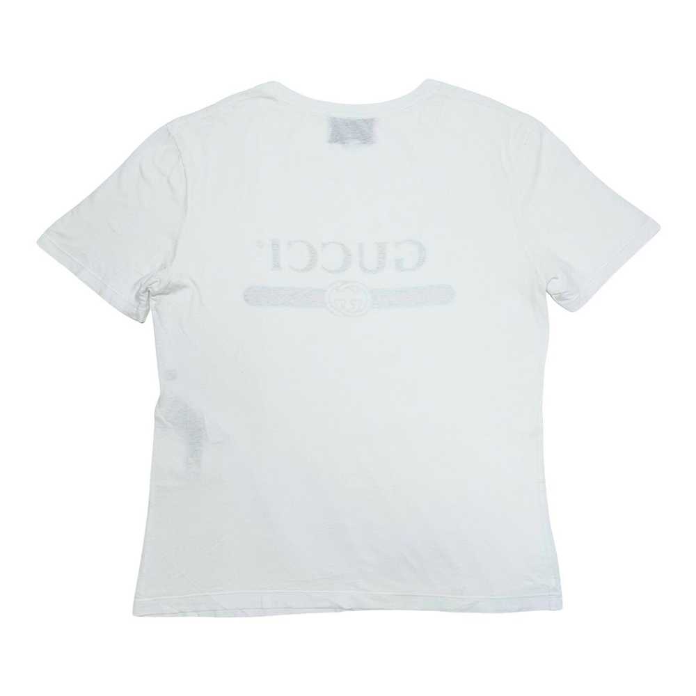 Gucci Washed Logo Short Sleeve Tee Shirt White - image 2