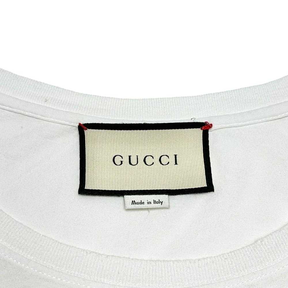 Gucci Washed Logo Short Sleeve Tee Shirt White - image 3